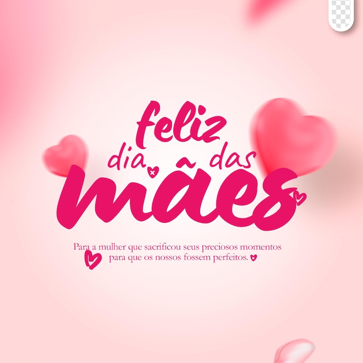PSD feliz dia da mãe.