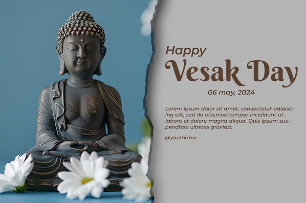 PSD feliz dia de vesak