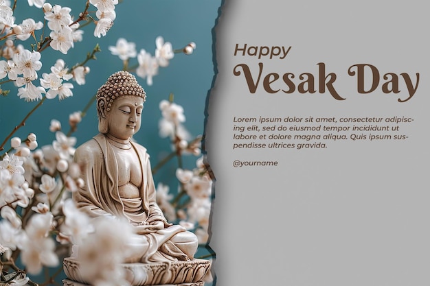 PSD feliz dia de vesak