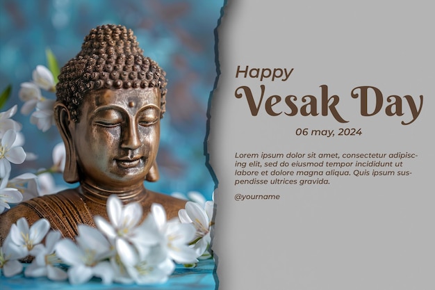 PSD feliz dia de vesak