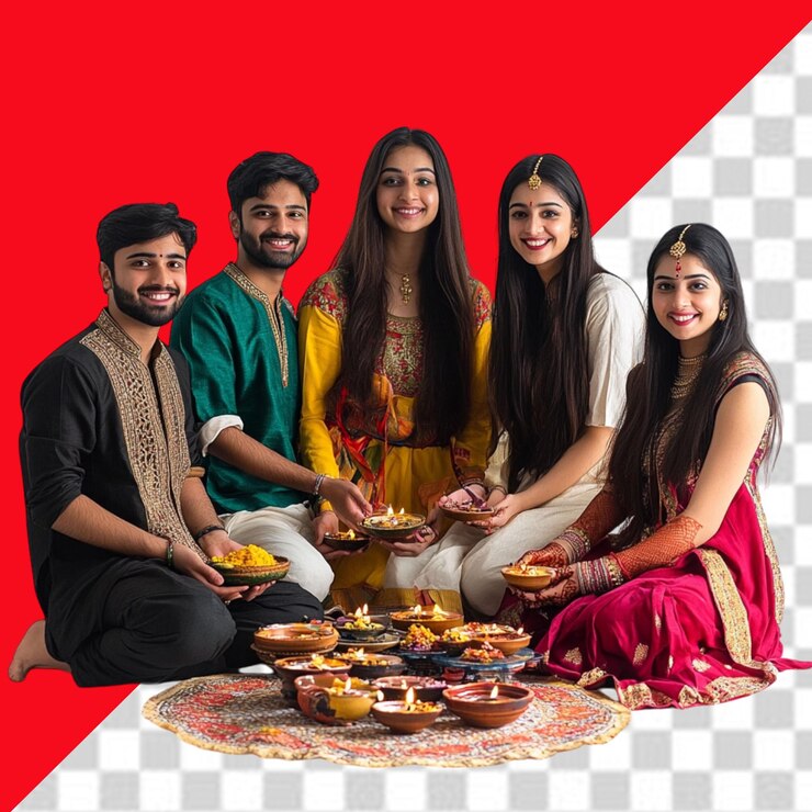 PSD feliz día de diwali