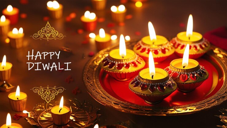 PSD feliz día de diwali