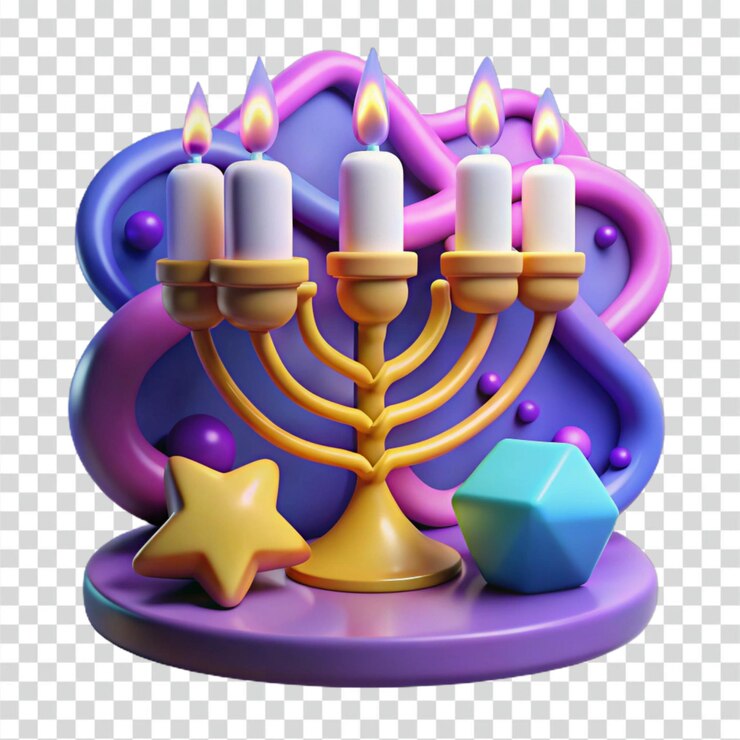 PSD feliz día de hanukkah