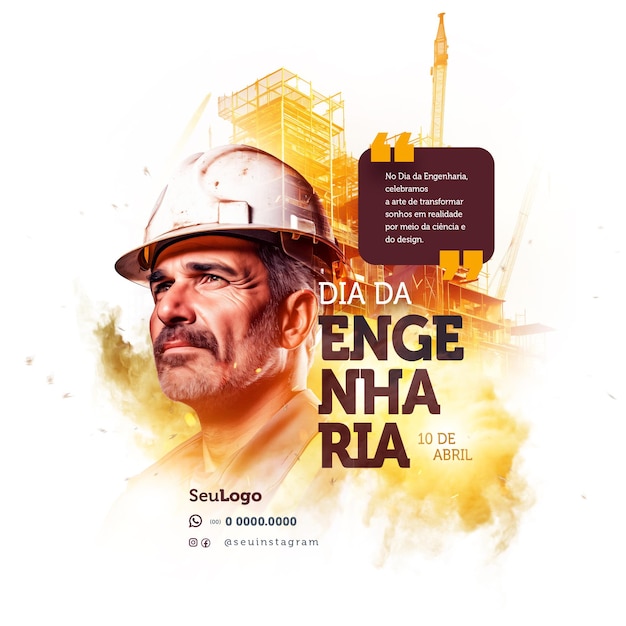 Feliz día de la ingeniería en las redes sociales.