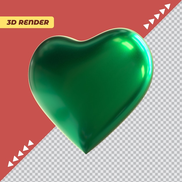 Feliz dia de san valentin con corazones 3d