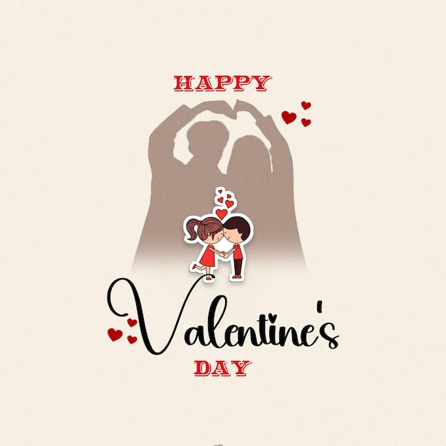 Feliz día de San Valentín para la pareja