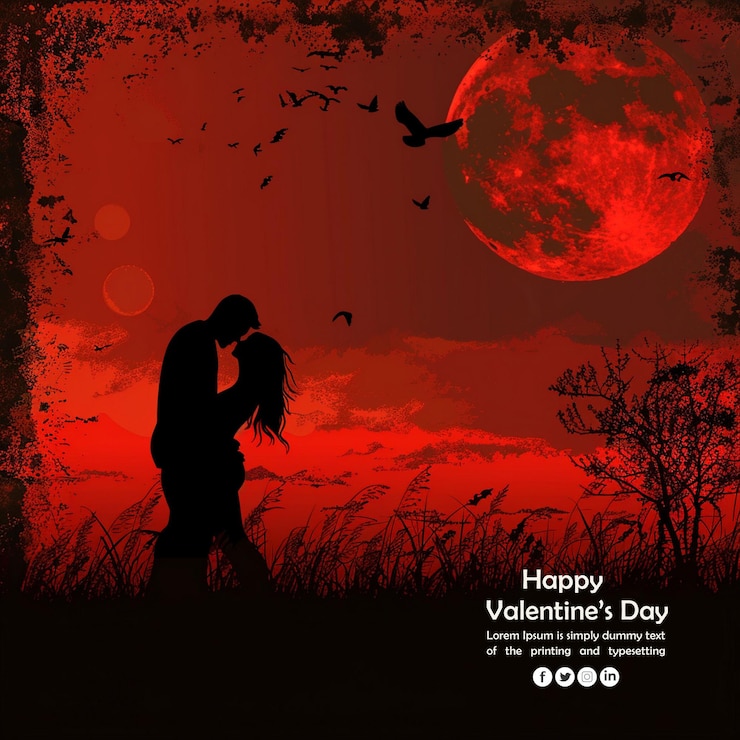PSD feliz día de san valentín