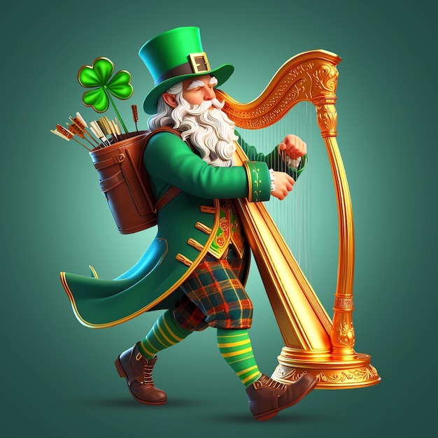 PSD feliz diseño del día de san patricio