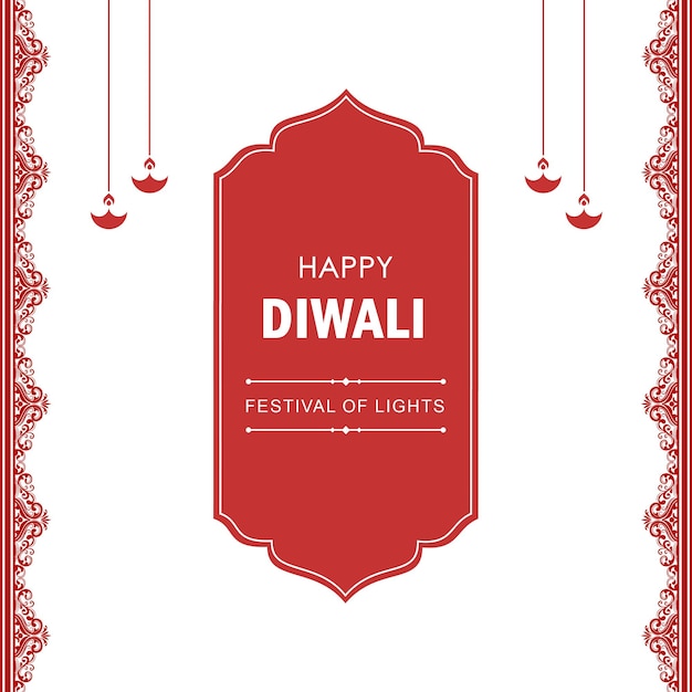 Feliz diseño de diwali psd