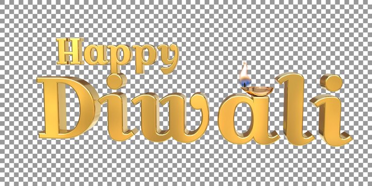 PSD feliz diwali elemento de diseño 3d festival de las luces elegancia festival del sur de la india