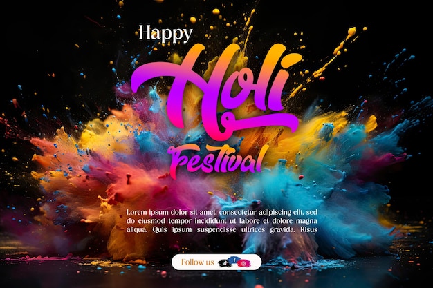 Feliz Festa de Holi.