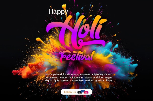 Feliz Festa de Holi.