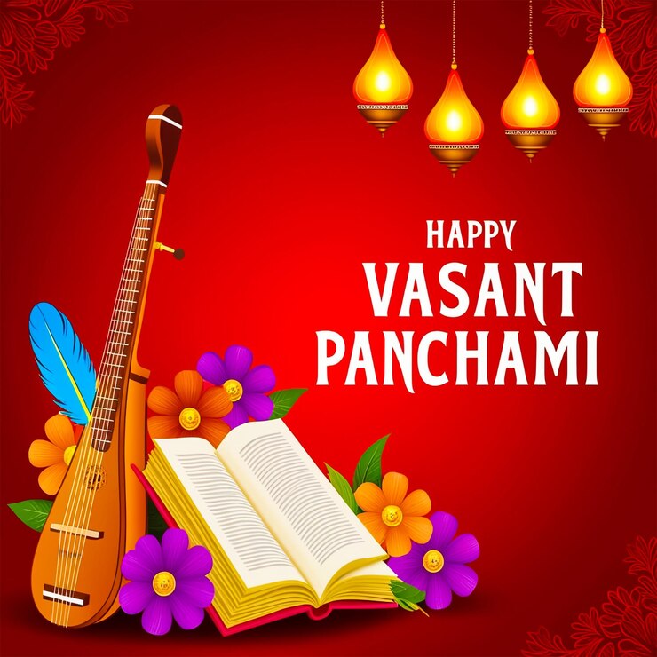 PSD feliz festival cultural indio de vasant panchami en las redes sociales