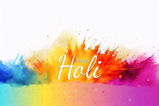 PSD feliz fondo de la celebración del festival de holi