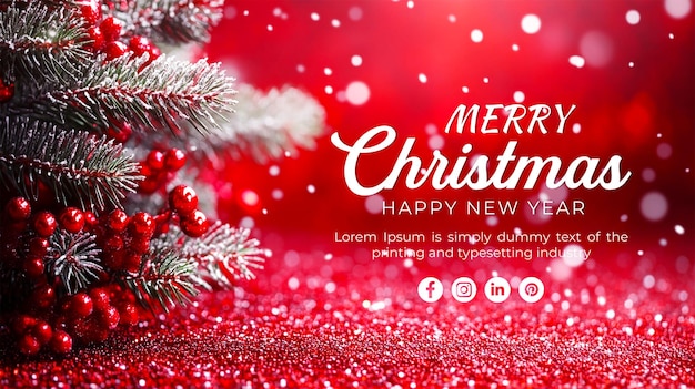 Feliz fondo de Navidad con la Navidad