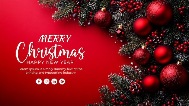 Feliz fondo de Navidad con la Navidad