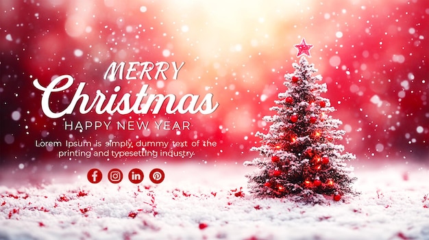 Feliz fondo de Navidad con la Navidad