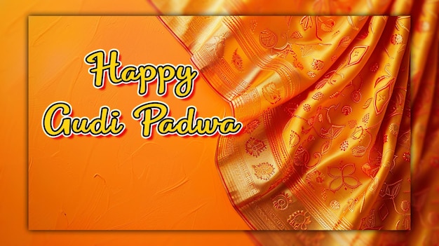 PSD feliz gudi padwa maharashtra dia do ano novo feliz ugadi cultura indiana para postagem de mídia social