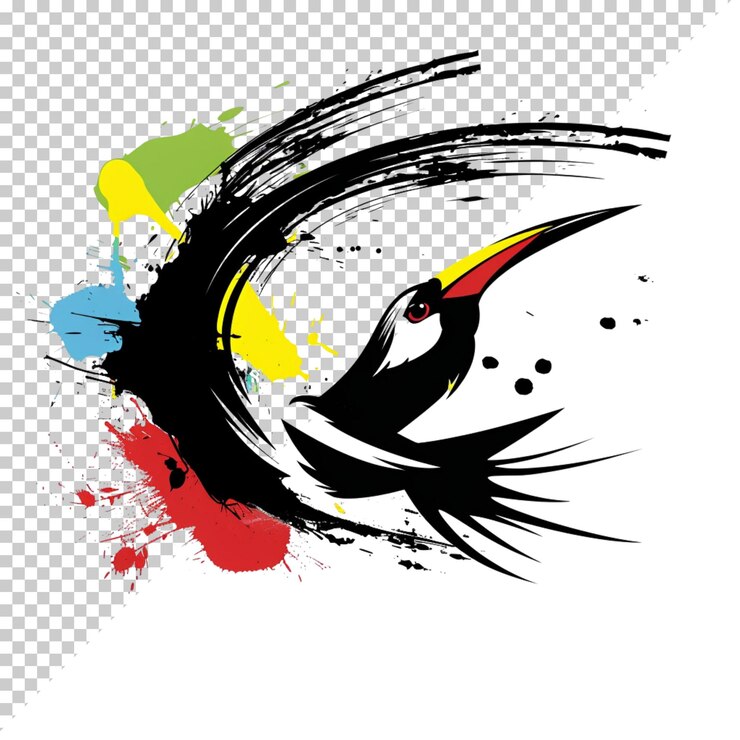 PSD feliz holi aislado en un fondo transparente