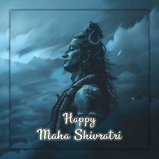 Feliz maha shivratri senhor shiva