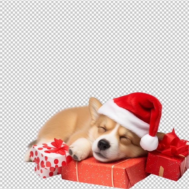 PSD feliz natal, cão e gato.