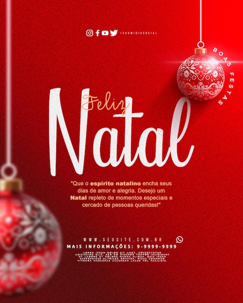 Feliz natal e boas festas temple de alimentação