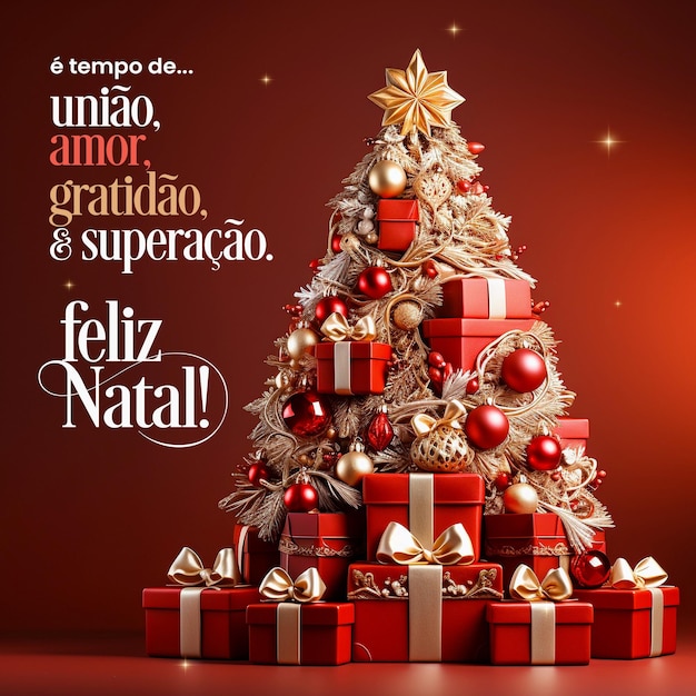 PSD feliz natal, é tempo de união.