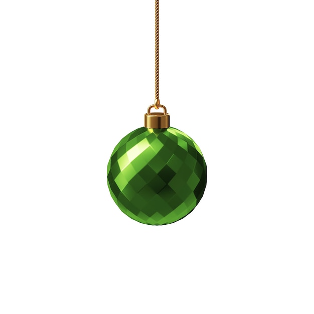 PSD feliz natal vários ornamentos para decorar a árvore renderização 3d