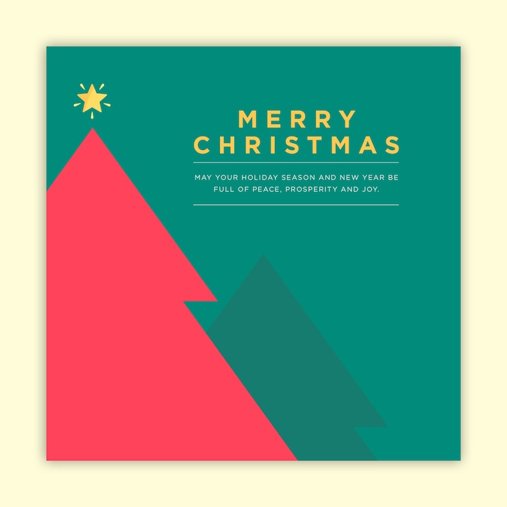 PSD feliz navidad 2020 plantilla de diseño de redes sociales