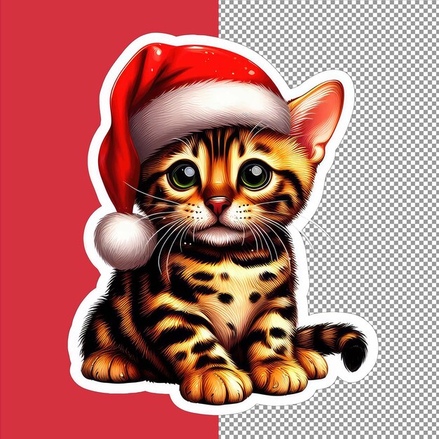 PSD feliz navidad con bigotes png