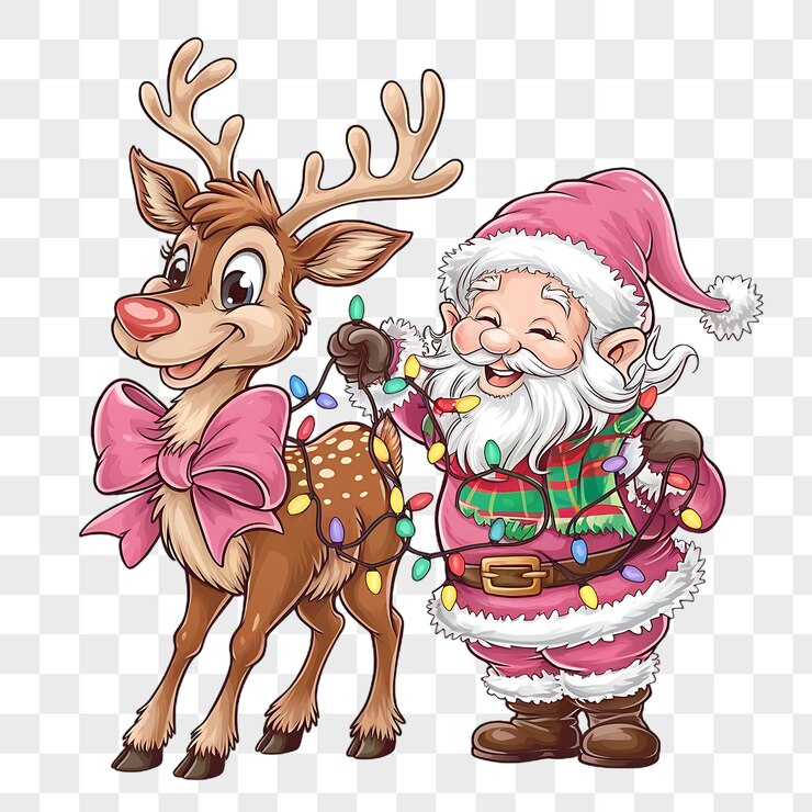 PSD feliz navidad buen papá noel sublimación diseño png navidad papá noel clipart png