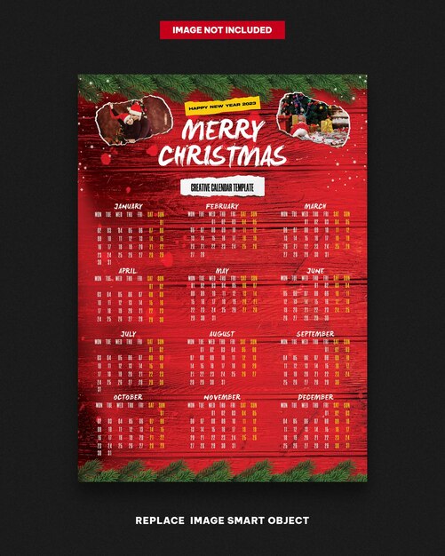 Feliz navidad calendario