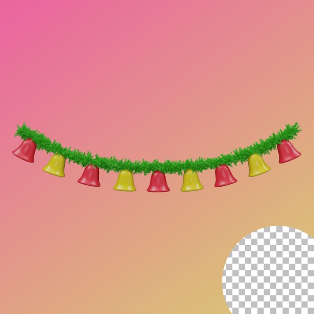 Feliz Navidad, campanas en flor.