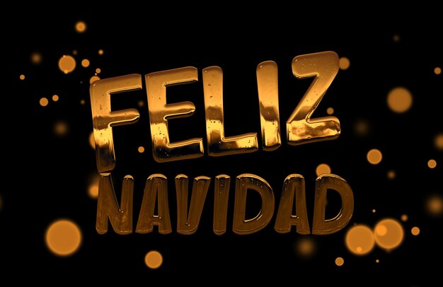 PSD feliz navidad española