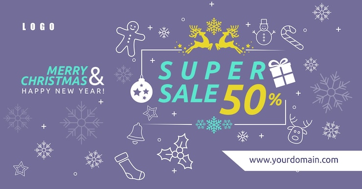 PSD feliz navidad y feliz año nuevo super venta de 50