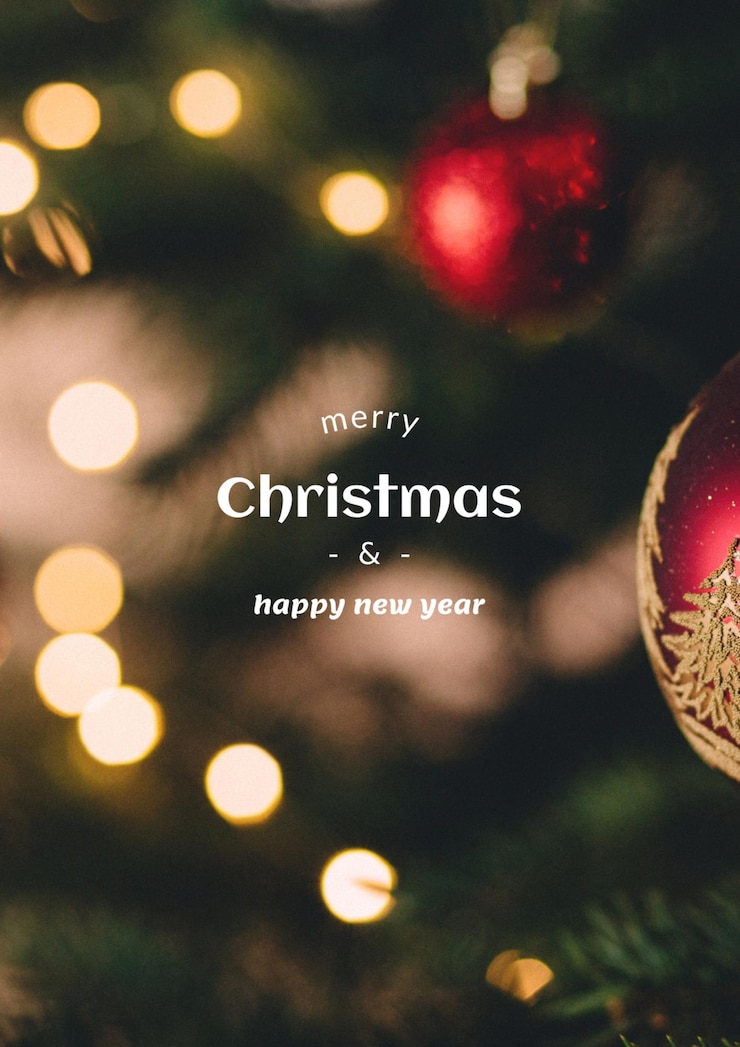 PSD feliz navidad y feliz año nuevo.