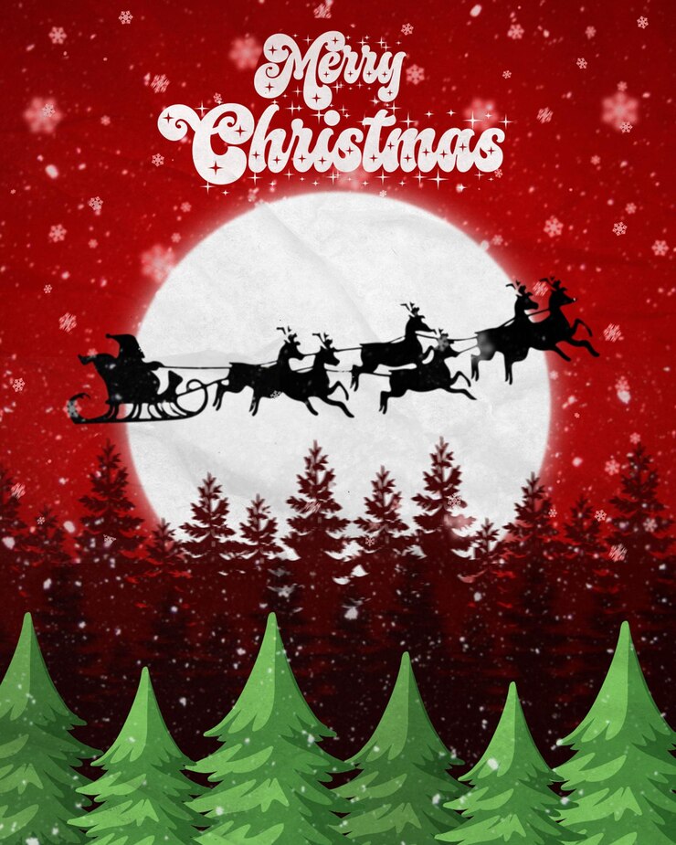 PSD feliz navidad post para las redes sociales y la web banner template