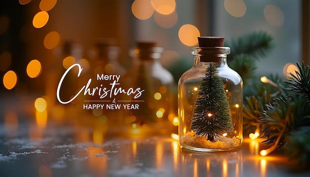 Feliz Navidad en un texto editable de fondo