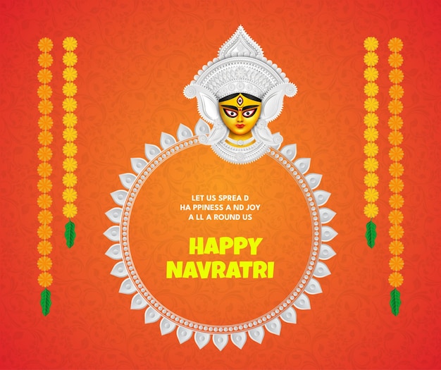 Feliz Navratri saludando el festival de la India en Instagram