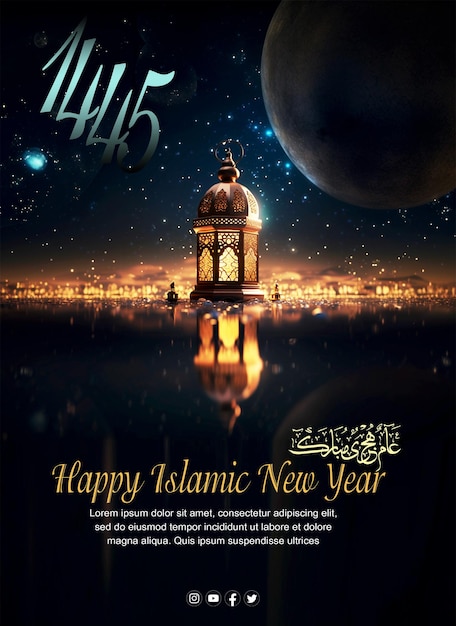 feliz nuevo año Hijri 1445 Feliz año nuevo islámico