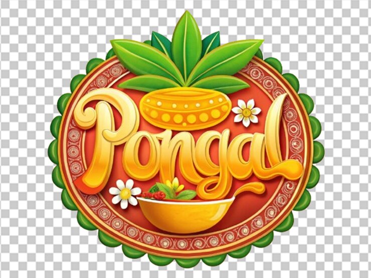 PSD feliz pongal diseño de fondo del festival religioso del sur de la india