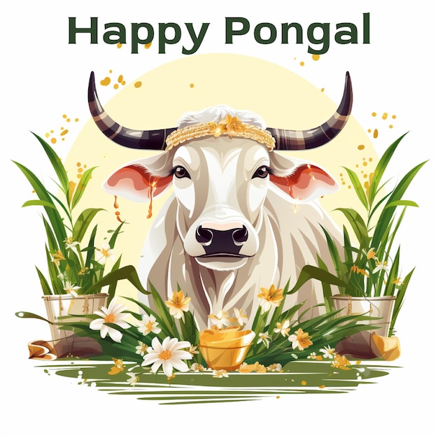 PSD feliz pongal festival religioso del sur de la india