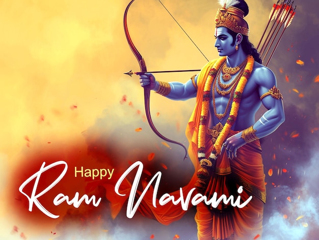 PSD feliz ram navami