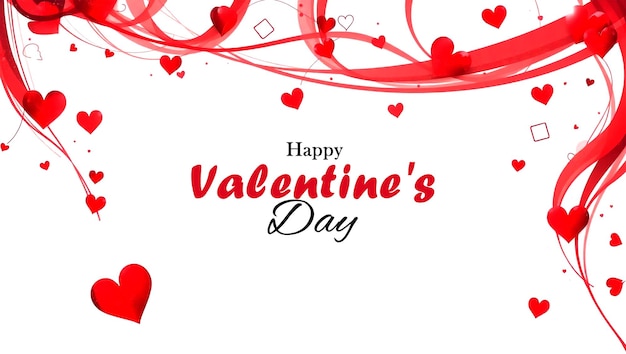 Feliz tarjeta de felicitación por el día de San Valentín