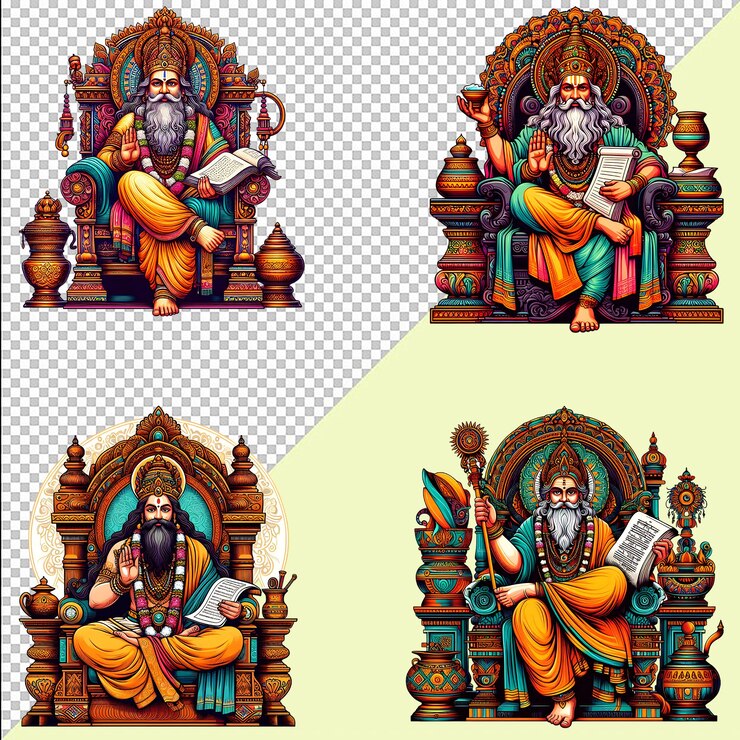 PSD feliz vishwakarma puja el dios hindú vishwakarma el hinduismo como sanatana dharma png psd en transparente b