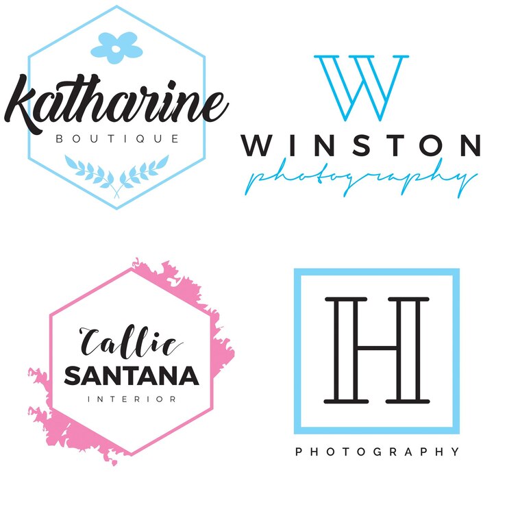 PSD feminines branding-logo psd