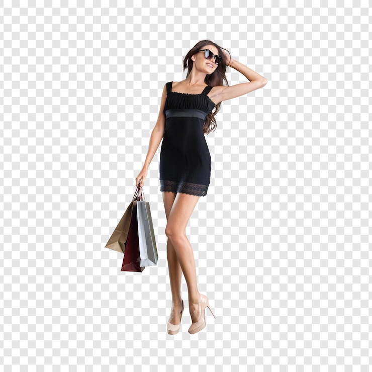 PSD femme élégante