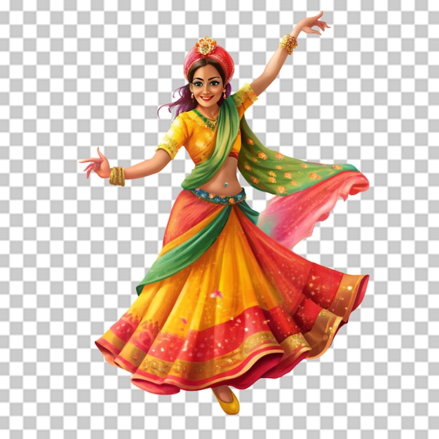 Une Femme Indienne Dansant.