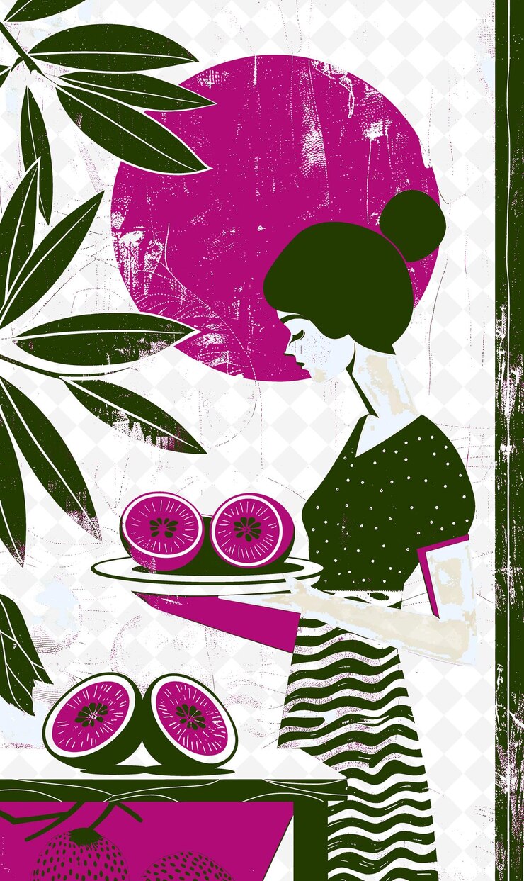 PSD une femme vendant du quindim avec une illustration historique du dessert brésilien vie et culture brésiliennes