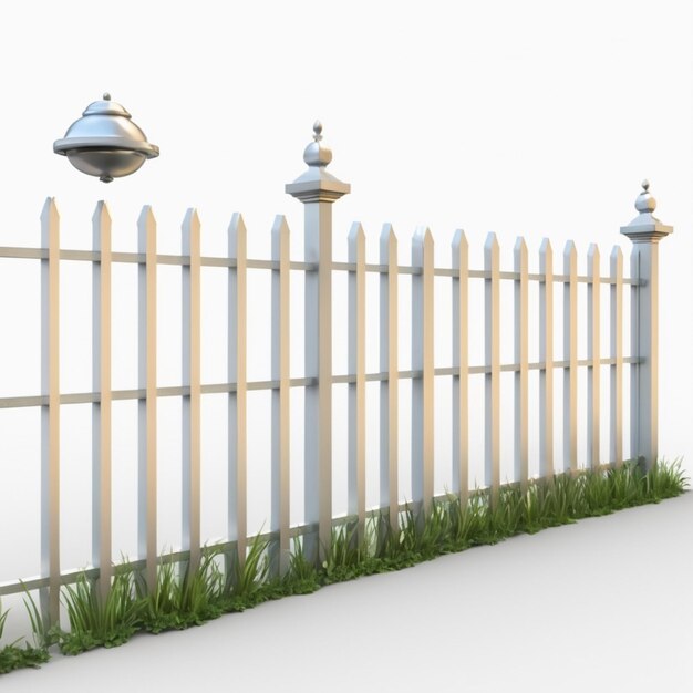 PSD fence psd on a white background